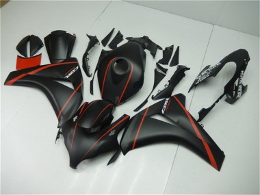 Carene Moto Honda CBR1000RR 2008-2011 - Nero Opaco Rosso