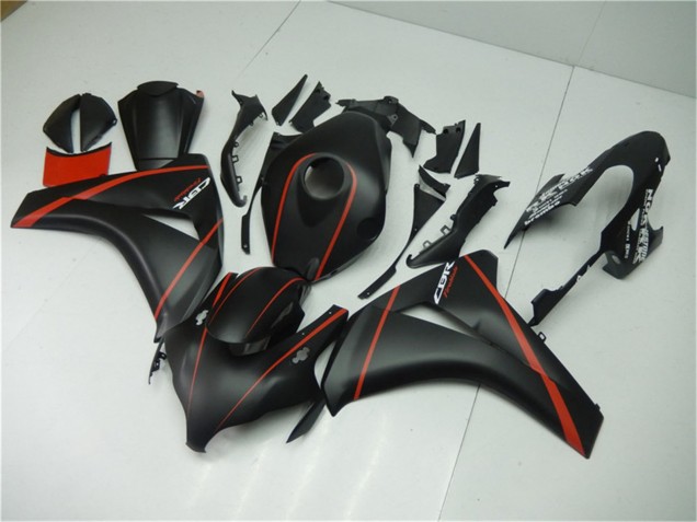 Carene Moto Honda CBR1000RR 2008-2011 - Nero Opaco Rosso