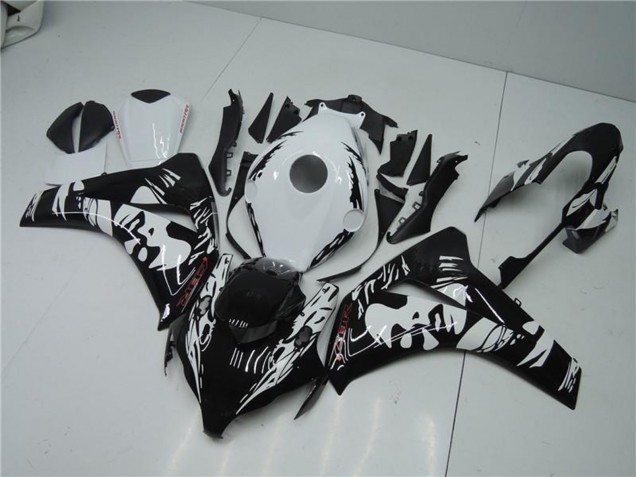 Carene ABS Honda CBR1000RR 2008-2011 - Bianco Nero Lucido