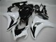 Kit Carene Moto ABS Honda CBR1000RR 2008-2011 - Bianco Nero Lucido