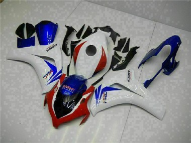 Kit Carene Moto ABS Honda CBR1000RR 2008-2011 - Bianco Rosso Blu HRC