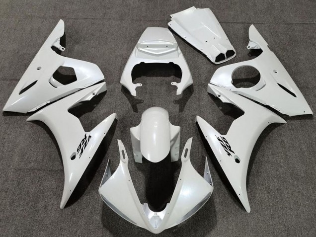 Carene Moto Yamaha R6 2005 - Bianco Perla