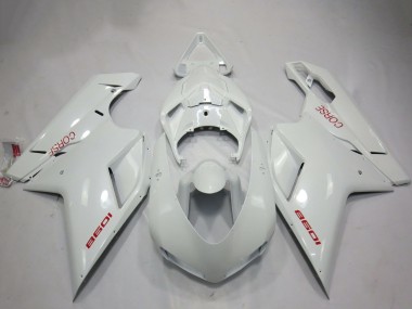 Carene Moto Ducati 1098 2007-2014 - Bianco Corse
