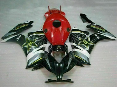 Carene Moto Honda CBR1000RR 2012-2016 - Rosso Nero Bianco Argento Verde Nero Lucido