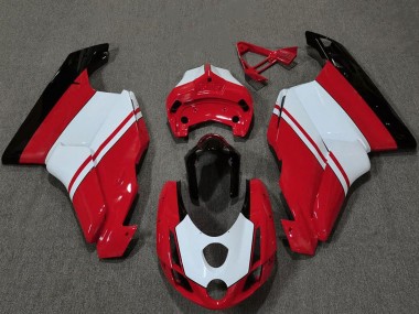 Carene Moto Ducati 749 999 2003-2004 - Bianco Rosso Nero Lucido