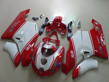 Carene Moto Ducati 749 999 2003-2004 - Bianco Rosso Air Generali Tim