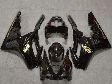 Carene Moto Triumph Daytona 675 2006-2008 - Nero Lucido Oro Decals