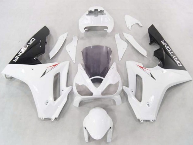 Carene Moto Triumph Daytona 675 2006-2008 - Bianco Nero Lucido