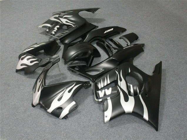 Carene Moto Honda CBR600 F3 1995-1996 - Bianco Nero Opaco Fiamma