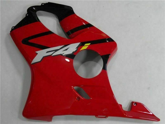 Kit Carene Moto ABS Honda CBR600 F4i 2004-2007 - Rosso Nero Lucido