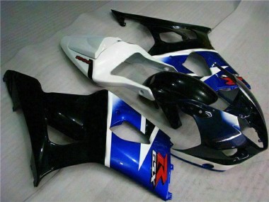 Carene Moto ABS Suzuki GSXR 1000 2003-2004 - Bianco Blu Nero Lucido Rosso