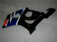 Carene Moto ABS Suzuki GSXR 1000 2003-2004 - Bianco Blu Nero Lucido Rosso