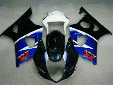 Carene Moto ABS Suzuki GSXR 1000 2003-2004 - Bianco Blu Nero Lucido Rosso