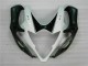Carene Moto Suzuki GSXR 1000 2005-2006 - Bianco Nero Lucido