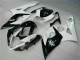 Carene Moto Suzuki GSXR 1000 2005-2006 - Bianco Nero Lucido