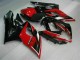 Carene Moto Suzuki GSXR 1000 2005-2006 - Rosso Nero Lucido Nero Opaco