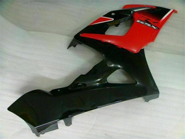 Carene Moto Suzuki GSXR 1000 2005-2006 - Rosso Nero Lucido Nero Opaco