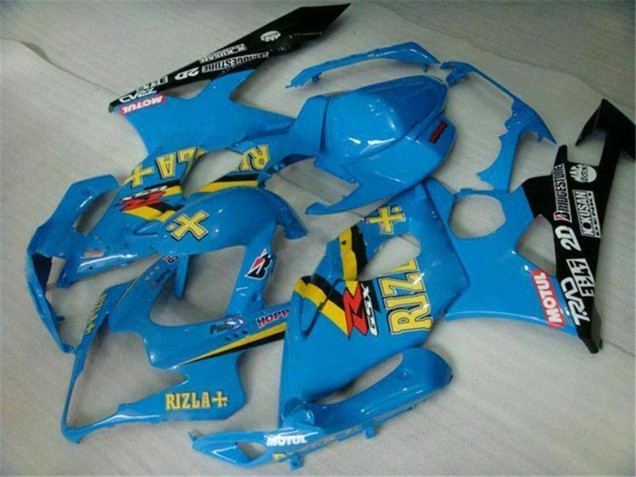 Carene Moto Suzuki GSXR 1000 2005-2006 - Blu Oro Nero Rizla