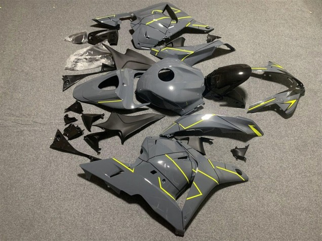 Carene Moto Honda CBR600RR 2009-2012 - Grigio Nardo Scuro Giallo