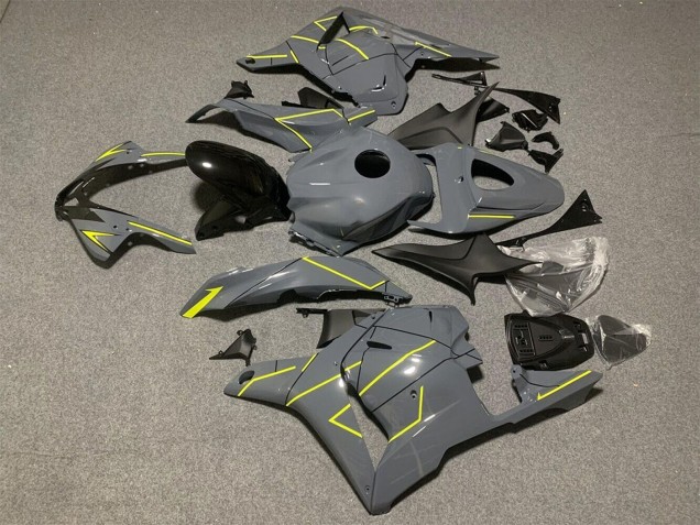 Carene Moto Honda CBR600RR 2009-2012 - Grigio Nardo Scuro Giallo