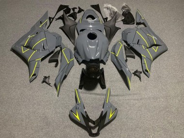 Carene Moto Honda CBR600RR 2009-2012 - Grigio Nardo Scuro Giallo