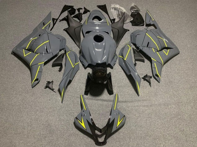 Carene Moto Honda CBR600RR 2009-2012 - Grigio Nardo Scuro Giallo