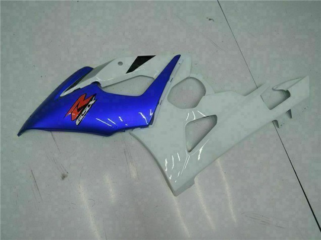 Carena Moto Suzuki GSXR 1000 2005-2006 - Bianco Blu Nero Lucido