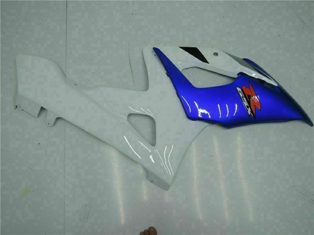 Carena Moto Suzuki GSXR 1000 2005-2006 - Bianco Blu Nero Lucido