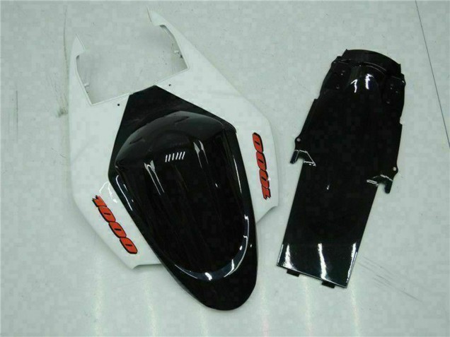 Carena Moto Suzuki GSXR 1000 2005-2006 - Bianco Blu Nero Lucido