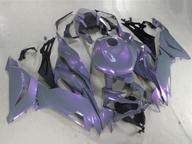 Carene Moto Kawasaki ZX6R 2019-2022 - Camaleonte Grigio Dazz Viola Perla