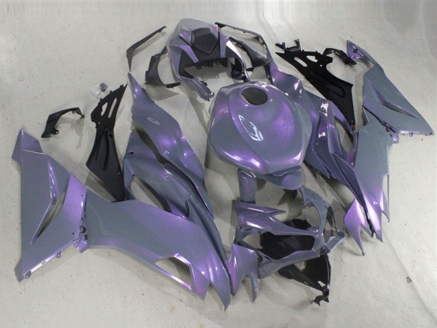 Carene Moto Kawasaki ZX6R 2019-2022 - Camaleonte Grigio Dazz Viola Perla