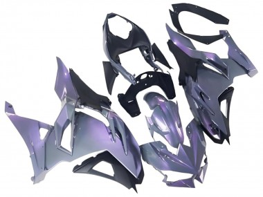 Carene Moto Kawasaki Ninja 500 EX500R 2024-2026 - Camaleonte Grigio Dazz Viola Perla