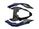 Carene Moto Kawasaki Ninja 500 EX500R 2024-2026 - Blu Bianco Giallo Argento Nero