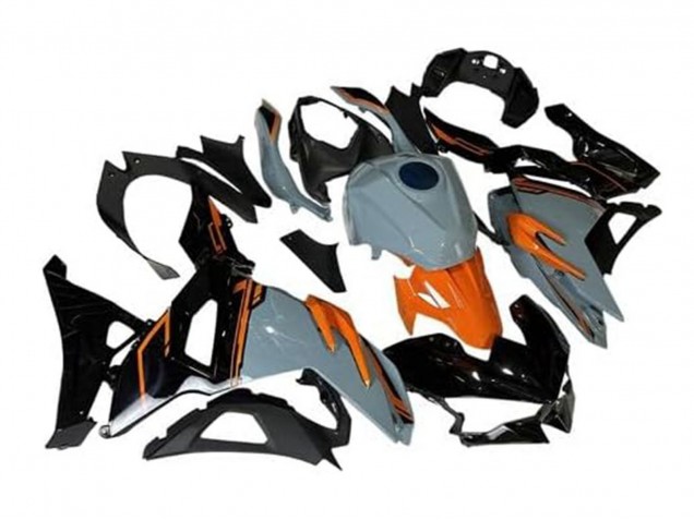 Carene Moto Kawasaki Ninja 500 EX500R 2024-2026 - Nardo Grigio Arancia Nero