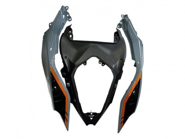 Carene Moto Kawasaki Ninja 500 EX500R 2024-2026 - Nardo Grigio Arancia Nero