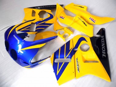 Carene Moto Honda CBR400RR NC23 1987-1989 - Giallo Blu Nero Lucido