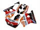 Carene Moto Honda CBR400RR NC23 1987-1989 - Arancia Bianco Rosso Nero Lucido Repsol HRC