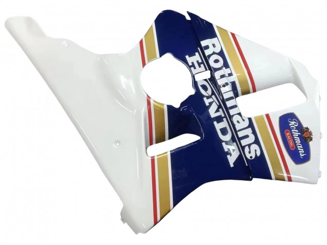 Carene Moto Honda CBR400RR NC23 1987-1989 - Bianco Giallo Blu Rothmans