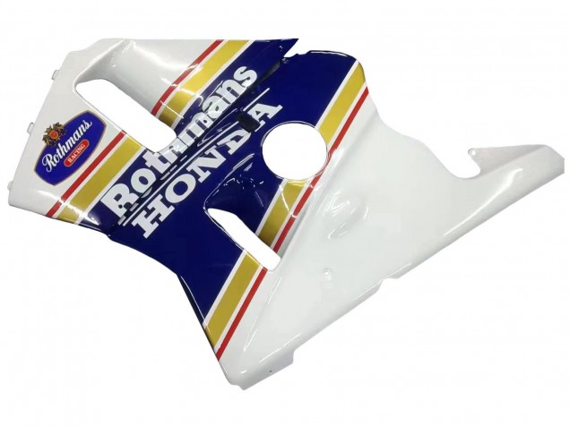 Carene Moto Honda CBR400RR NC23 1987-1989 - Bianco Giallo Blu Rothmans