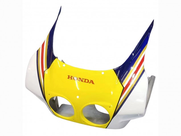 Carene Moto Honda CBR400RR NC23 1987-1989 - Bianco Giallo Blu Rothmans