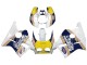 Carene Moto Honda CBR400RR NC23 1987-1989 - Bianco Giallo Blu Rothmans