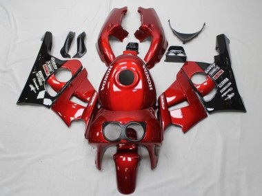 Carene Moto Honda CBR400RR NC29 1990-1999 - Rosso Nero Lucido
