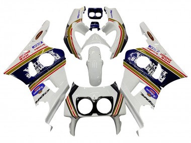 Carene Moto Honda CBR400RR NC29 1990-1999 - Bianco Oro Rosso Blu Scuro Rothmans