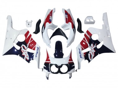 Carene Moto Honda CBR400RR NC29 1990-1999 - Bianco Rosso Blu Scuro Fireblade