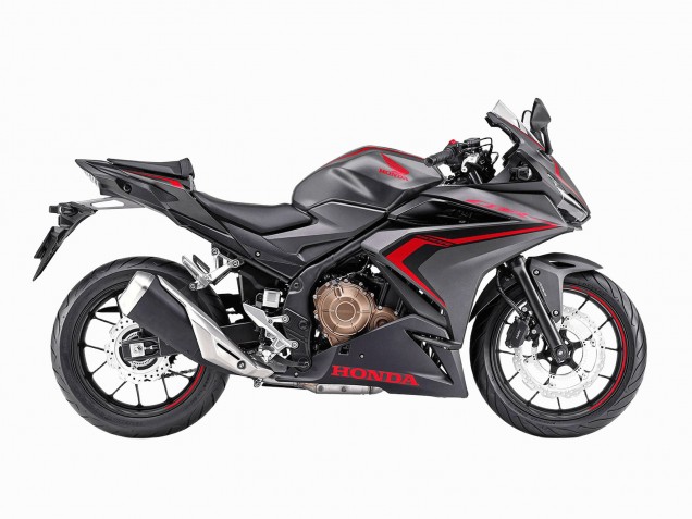 Carene Moto Honda CBR400R 2022 - Nero Opaco Rosso