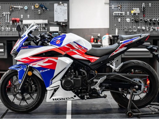 Carena Moto Honda CBR400R 2022 - Bianco Rosso Blu