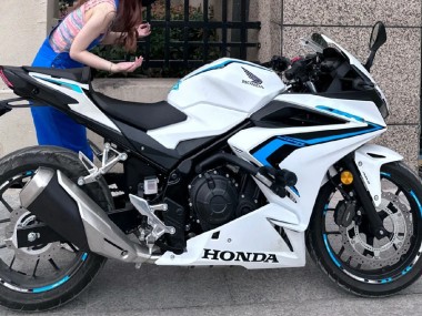 Carene Moto Honda CBR400R 2022 - Bianco Blu