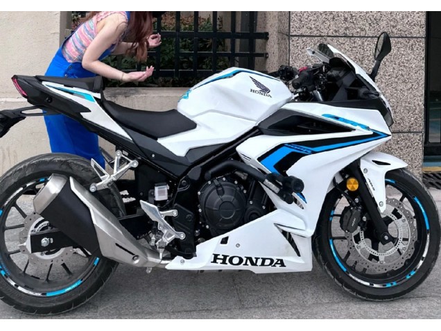 Carene Moto Honda CBR400R 2022 - Bianco Blu
