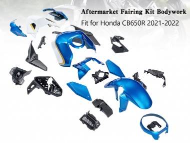 Carene Moto Honda CB650R 2019-2022 - Blu Oro Nero