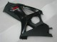 Carene Moto Suzuki GSXR 1000 2007-2008 - Nero Lucido Nero Opaco Rosso